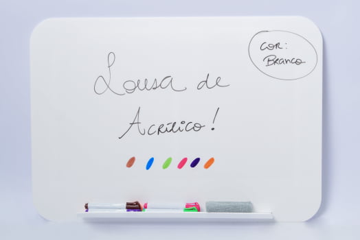 Lousa de Acrílico - Branco