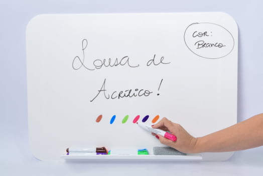 Lousa de Acrílico - Branco