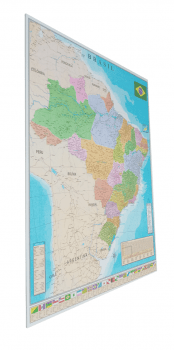Quadro Mapa do Brasil - Lousa